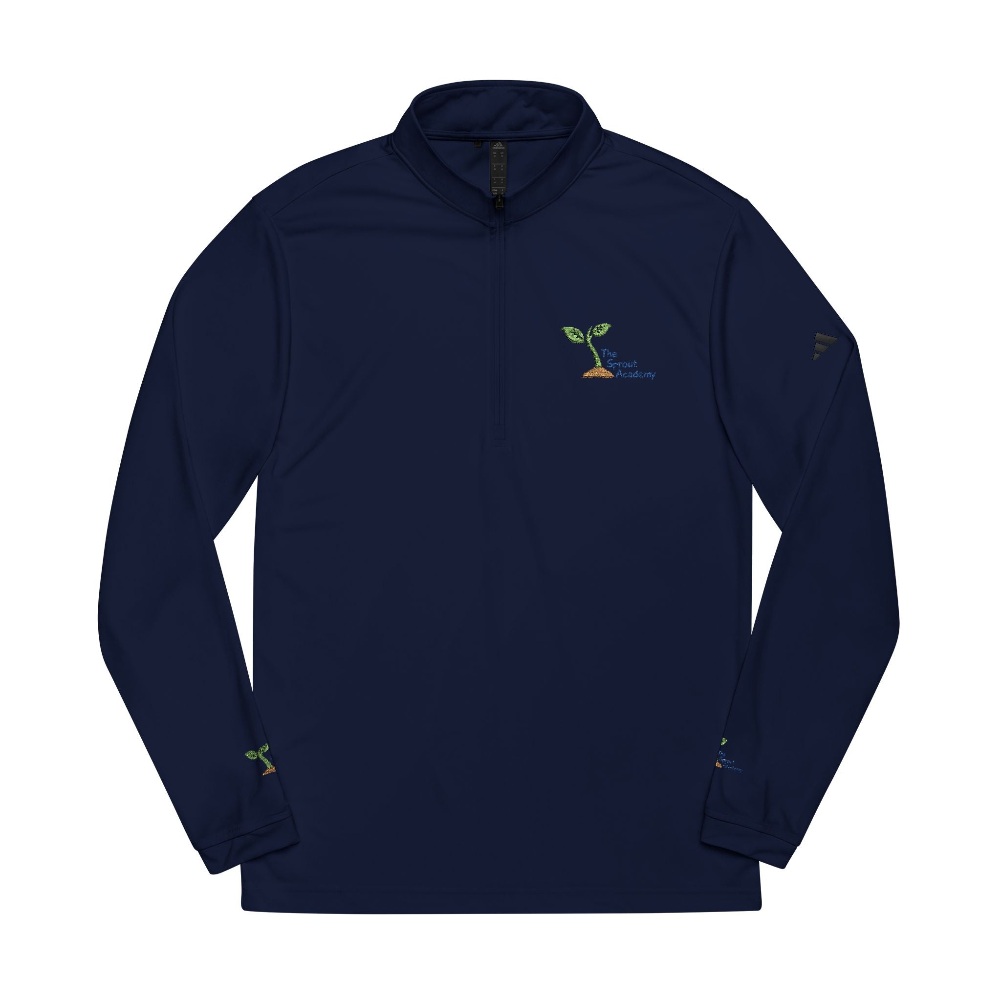 Sprout Academy Adidas® Embroidered Quarter-Zip Pullover (Unisex)