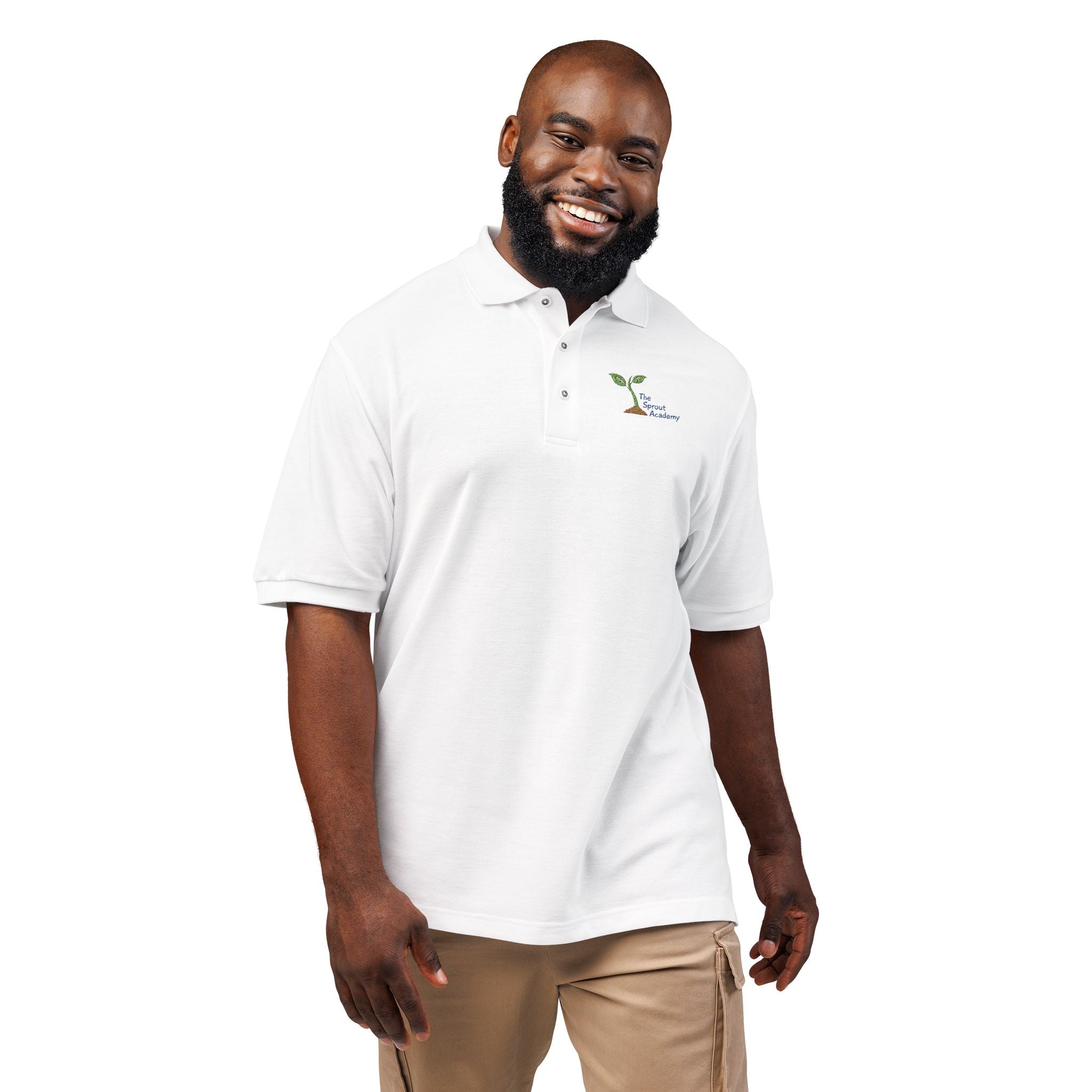 Sprout Embroidered Polo Shirt (Unisex)