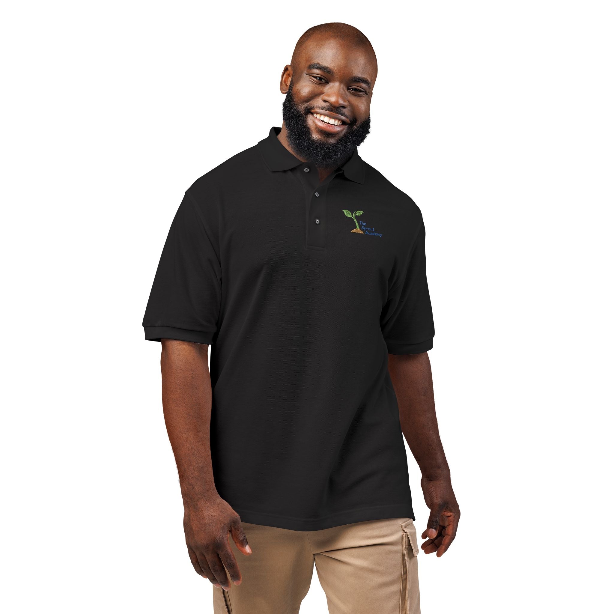 Sprout Embroidered Polo Shirt (Unisex)