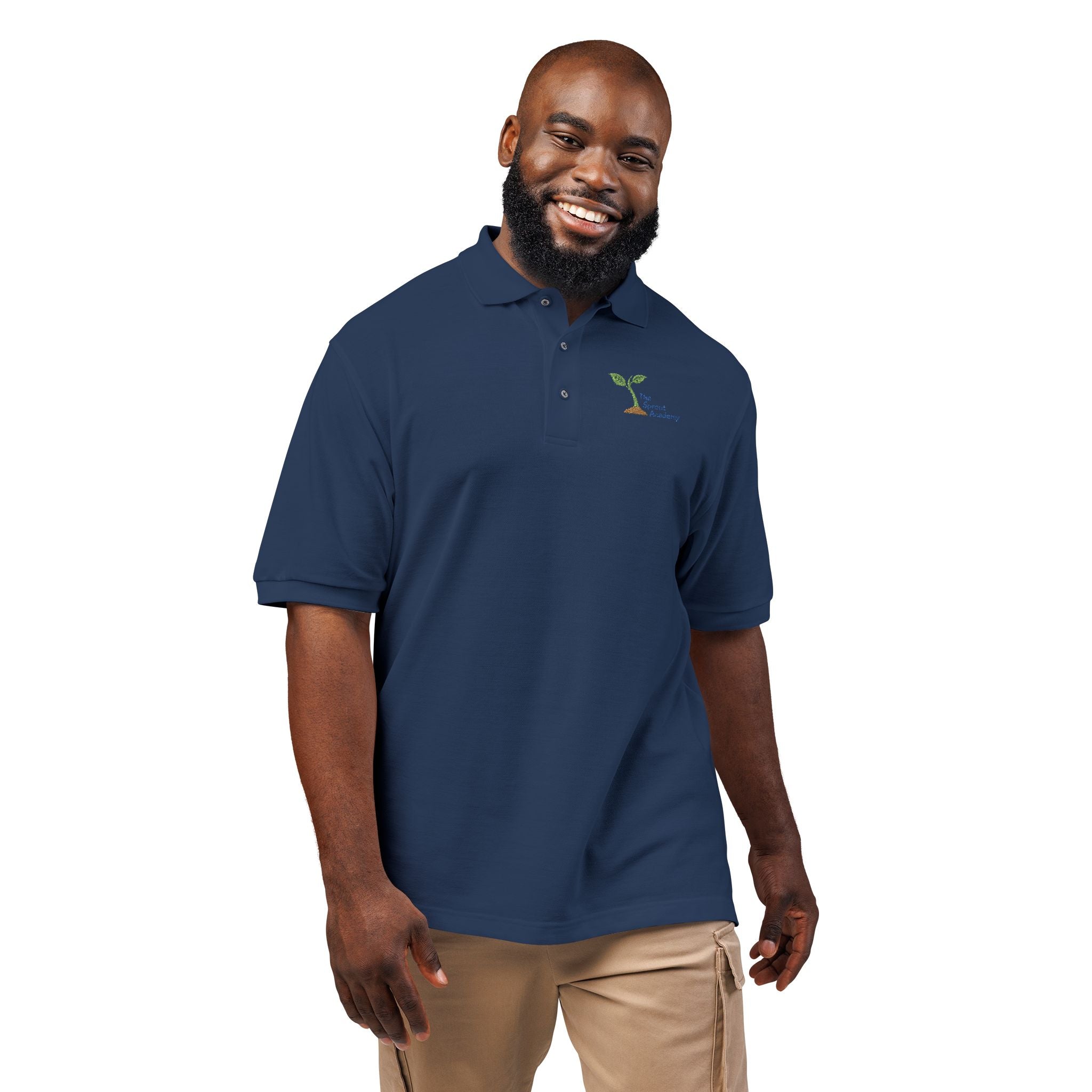 Sprout Embroidered Polo Shirt (Unisex)