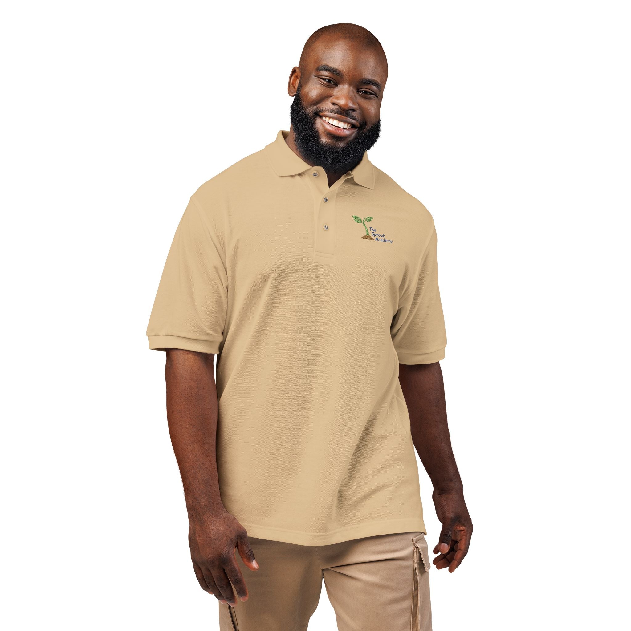 Sprout Embroidered Polo Shirt (Unisex)