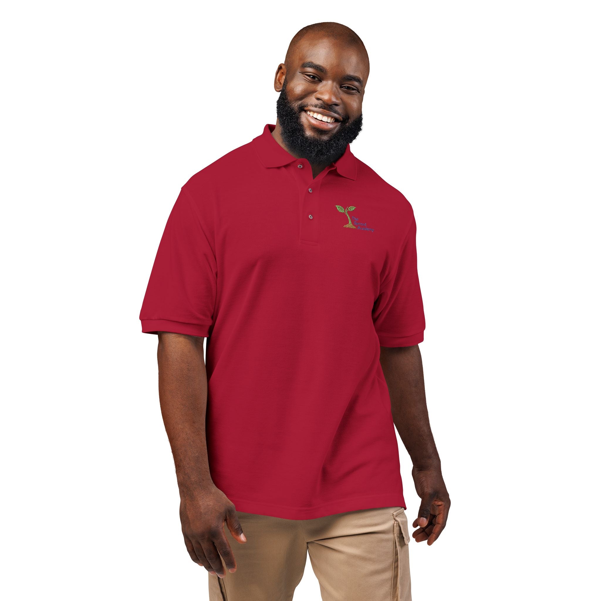 Sprout Embroidered Polo Shirt (Unisex)