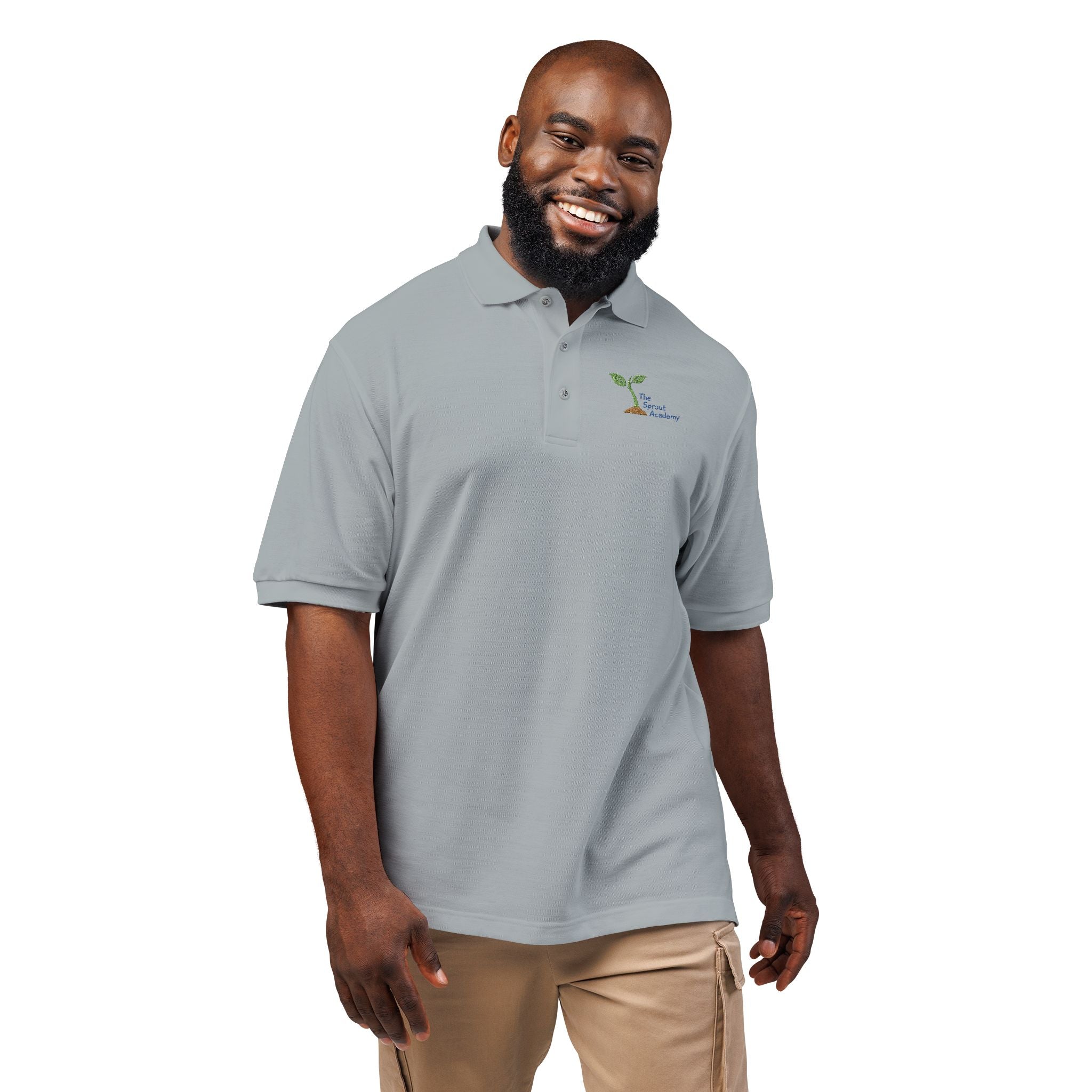 Sprout Embroidered Polo Shirt (Unisex)